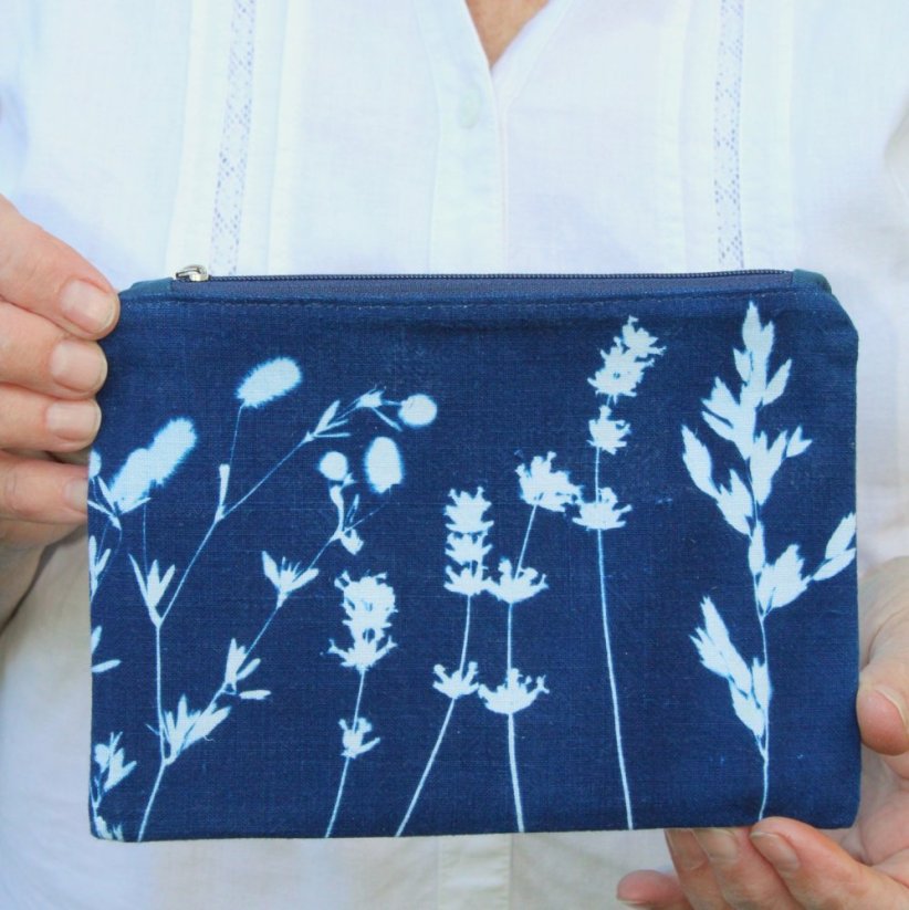zipová taštička Blue louka NO10