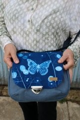 dámská kabelka s klopou Blue NO2