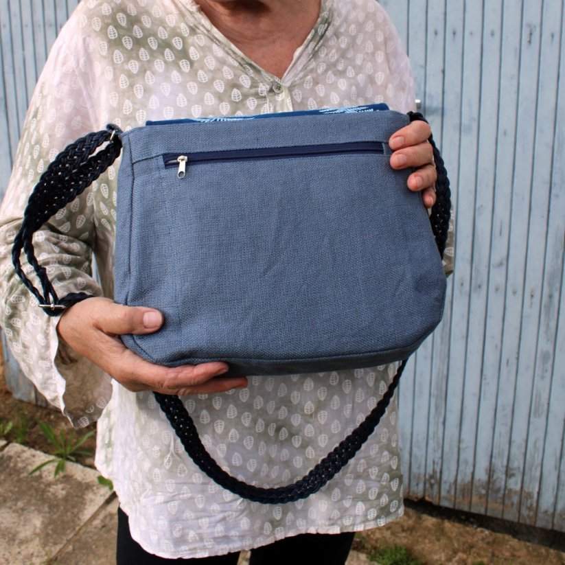 dámská kabelka s klopou Blue NO2