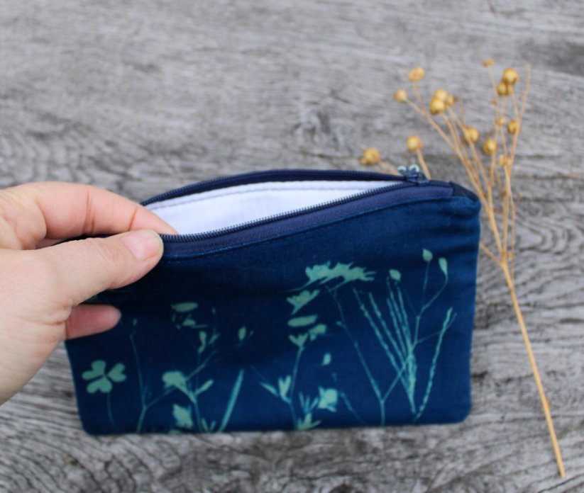 zipová taštička Blue louka NO4