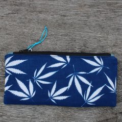 zipová taštička Blue Cannabis NO1